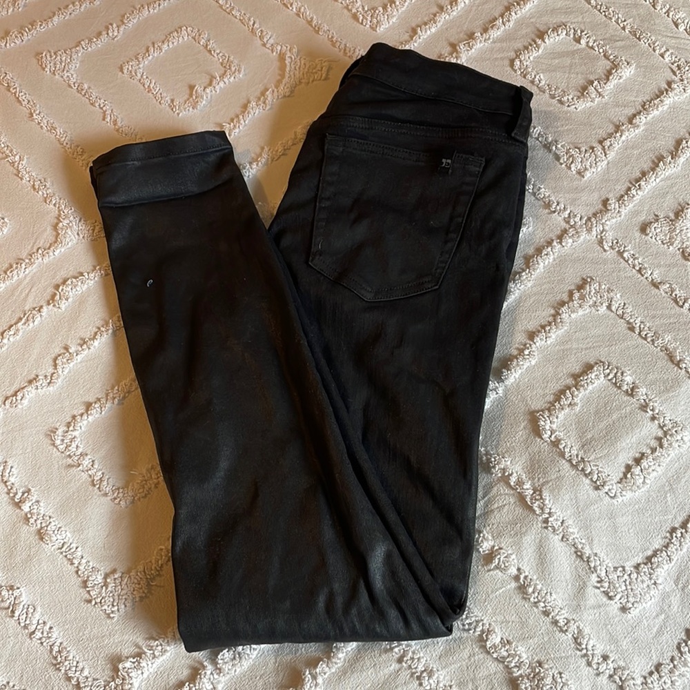 GUC Joes black Coated Skinny Jeans size 28